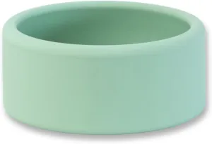 Solid Bowl, Silicone Bowl for Baby, Toddler & Kids, 9 fl oz, Non Slip, Heavy Base, Deep, Microwave & Dishwasher Safe, No BPA, Cereal, Soup, Snack Dishes & Dinnerware, Matcha Green
