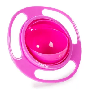 Spill-Proof Bowl Infant Baby Feeding Toy Universal Rotate Technology