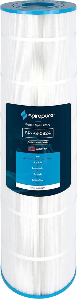 SpiroPure Replacement for Jandy R0462500 CS 250 Pleatco PJANCS250 PJANCS250-4 Unicel C-8425 Filbur FC-0824 Hot Tub Spa Pool Replacement Cartridge