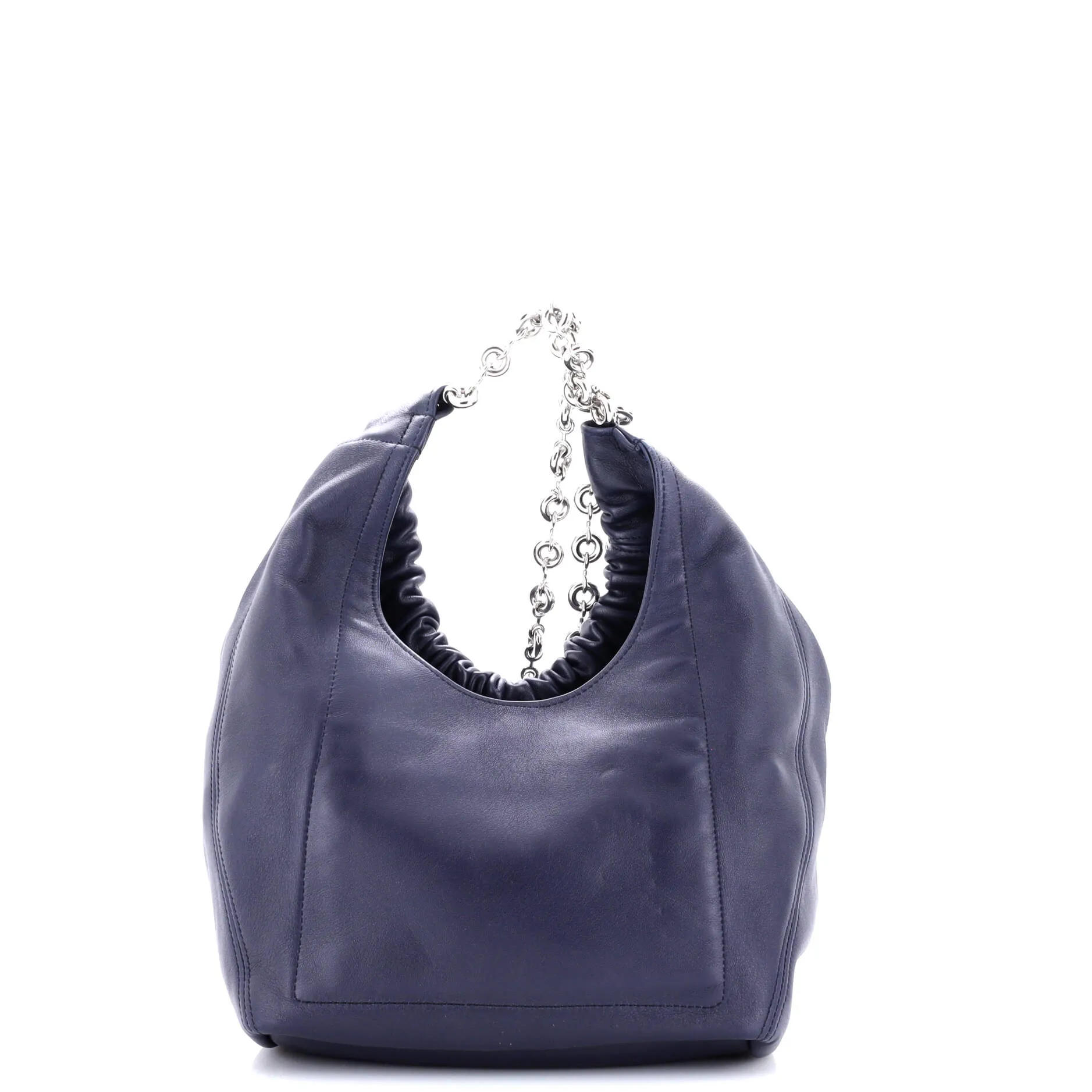 Squeeze Hobo Bag Leather Small