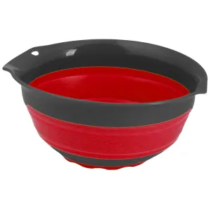 Squish 3 qt Polypropylene/TPE Gray/Red Collapsible Mixing Bowl 1 pc