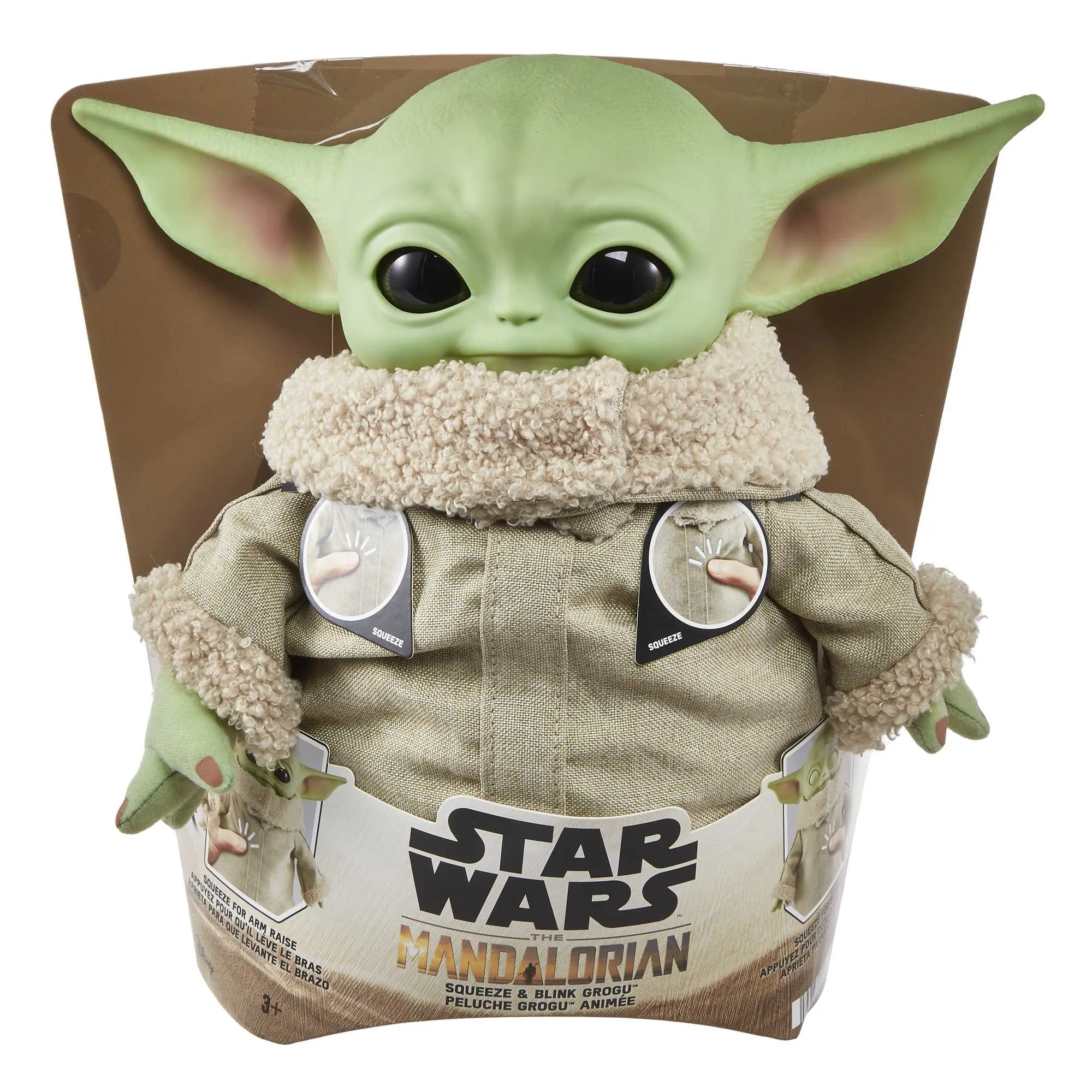 Star Wars Squeeze & Blink Grogu Feature Plush