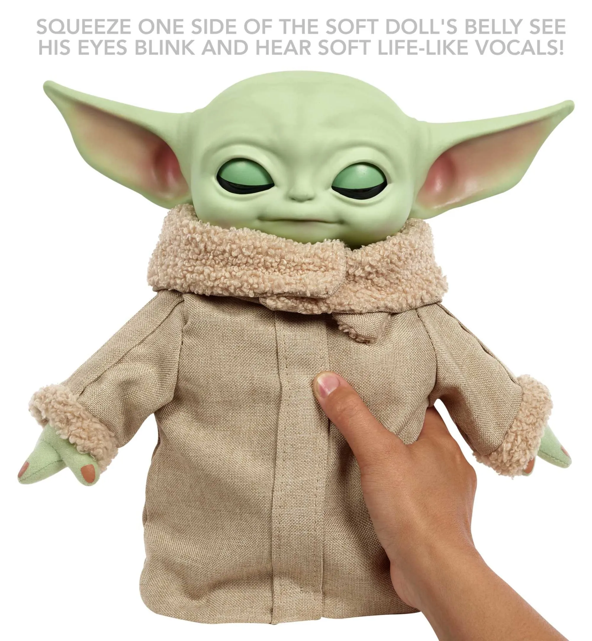 Star Wars Squeeze & Blink Grogu Feature Plush