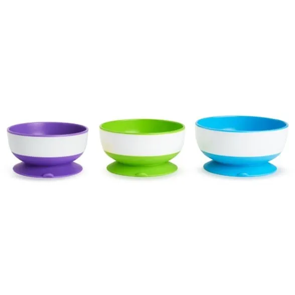 Stay Put™ Suction Bowls - 3 Pack
