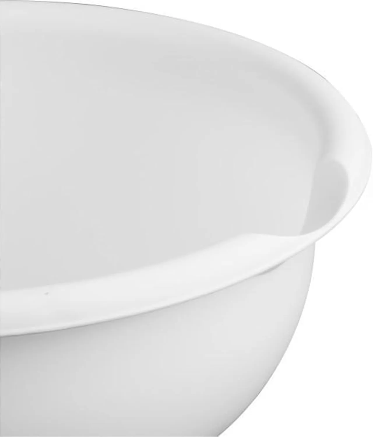 Sterilite Covered Bowl Set, Plastic Nesting Kitchen Mixing Bowls with Pour Spout, Meal Prep Food Storage Containers with Lids, Washed Blue (Set of 6)
