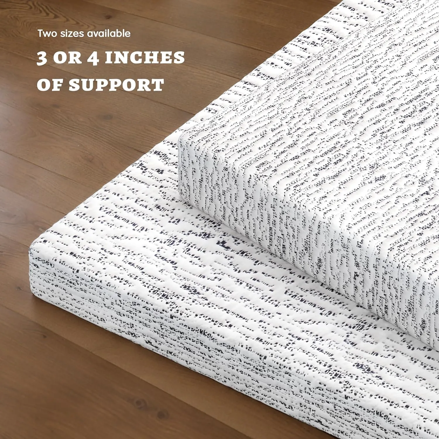Subrtex Memory Foam Mattress Topper Queen Cooling Mattress Topper 3 Inch for Hot Sleepers, Pressure Relieving Mattress Pads Breathable Bed Toppers with Removable Washable Cover