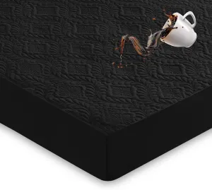 Sufdari King Quilted Fitted Waterproof Mattress Cover, Breathable & Noiseless Mattress Pad, Ultra Soft Bed Cover Fits Up to 8-18" Deep Pocket