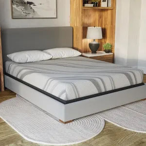 Supportive Twin XL Mattress for Restful Sleep, Responsive Gel Memory Foam, Comfort Fabric, Cool Sleep