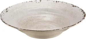 Supreme Housewares Crackle Melamine Serving Bowl, BPA-Free Rustic Textured Large Bowl for Salad, Pasta, Fruit, or Entertaining, 16 Inch, 166 oz, Cream