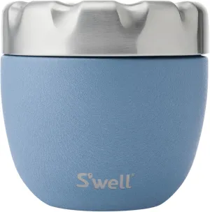 S'well Eats Stainless Steel Food Bowls, 21.5oz, Desert Sky, Triple-Layered Vacuum-Insulated Containers Keeps Food Cold for 11 Hours and Hot for 7 hours, Condensation Free, BPA Free