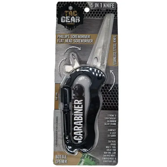 Tacgear By Roughneck Carabiner Knife Tool