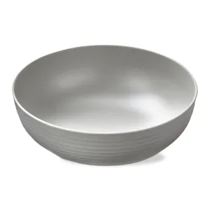 Tag - Brooklyn Melamine Serving Bowl, Light Grey