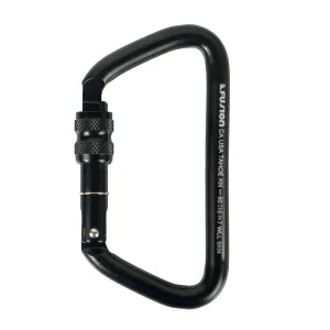 Tahoe XL Steel - Screw Lock Carabiner - Black