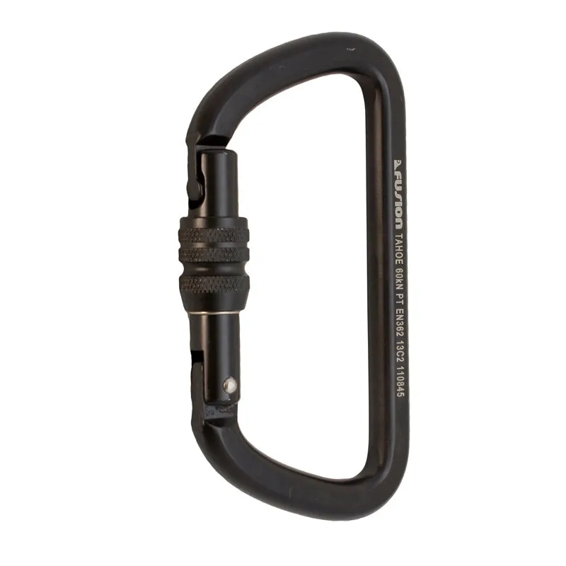 Tahoe XL Steel - Screw Lock Carabiner - Black