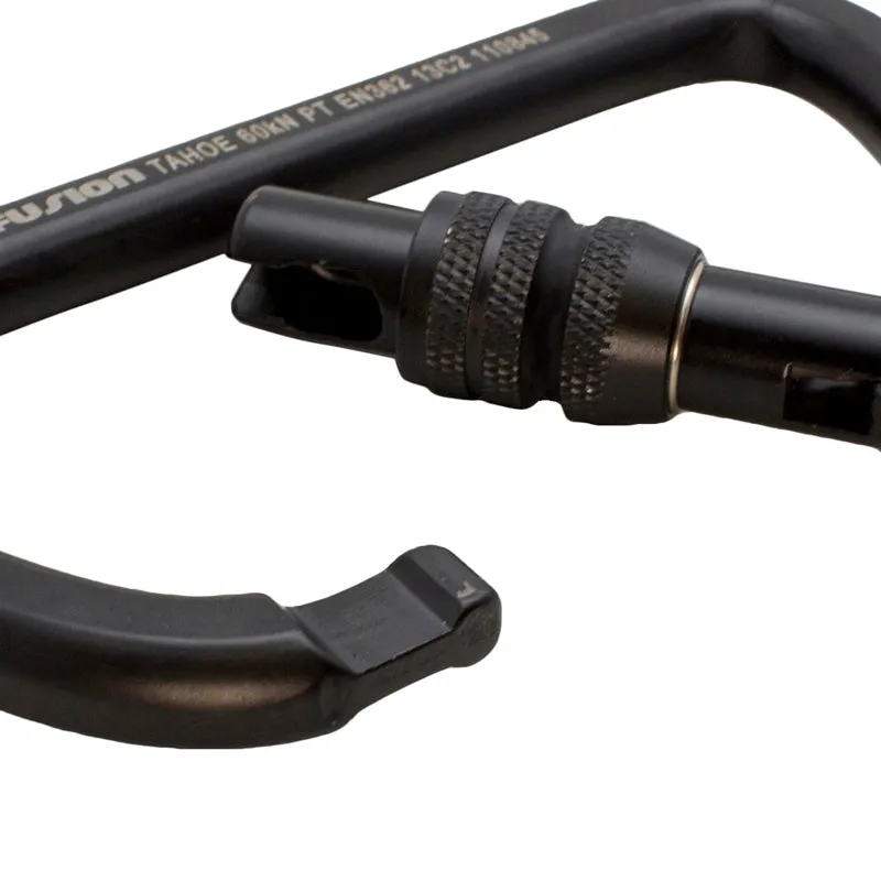 Tahoe XL Steel - Screw Lock Carabiner - Black