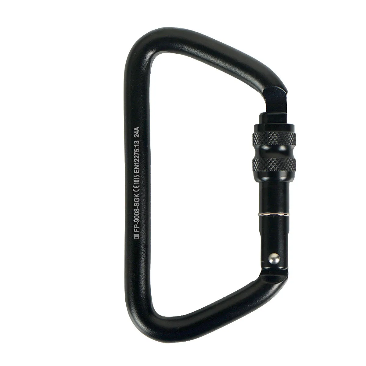 Tahoe XL Steel - Screw Lock Carabiner - Black