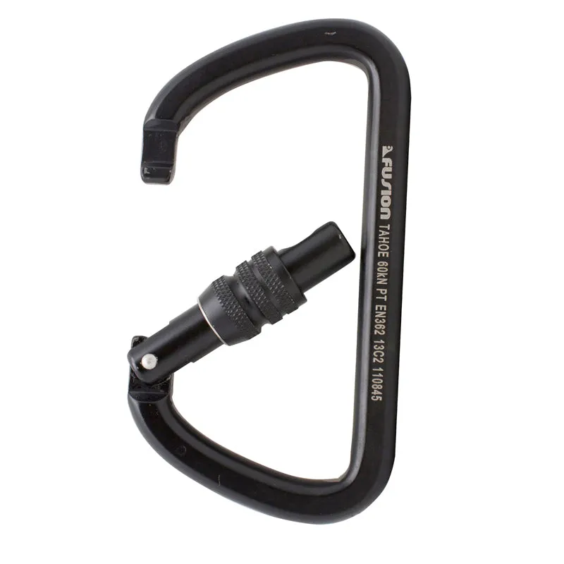 Tahoe XL Steel - Screw Lock Carabiner - Black