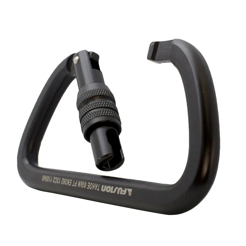 Tahoe XL Steel - Screw Lock Carabiner - Black