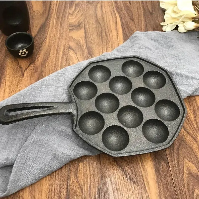 Takoyaki Maker Pan - 12-Cavity Octopus Ball Mold