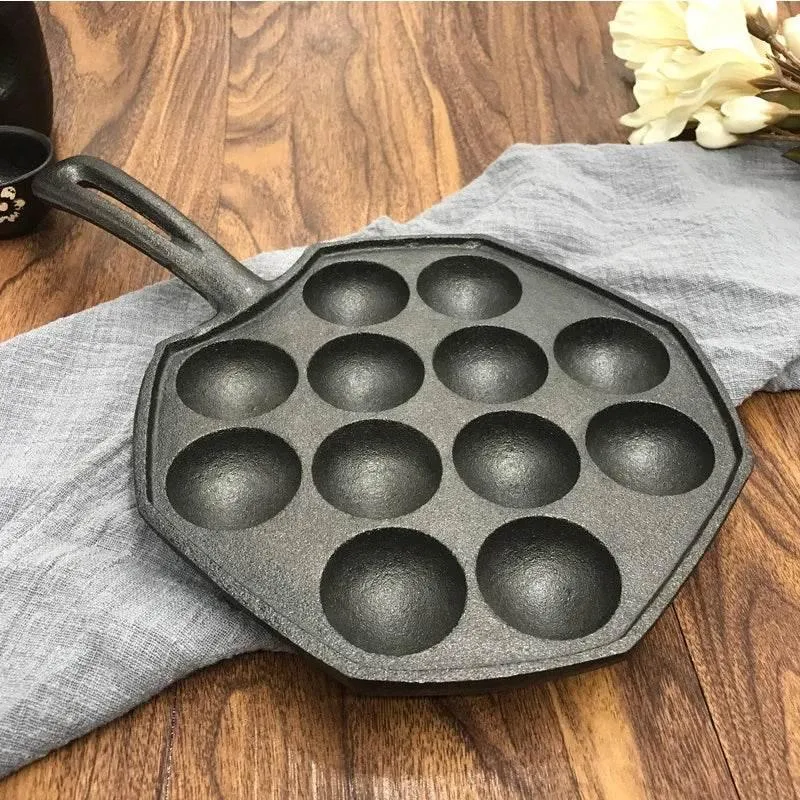 Takoyaki Maker Pan - 12-Cavity Octopus Ball Mold