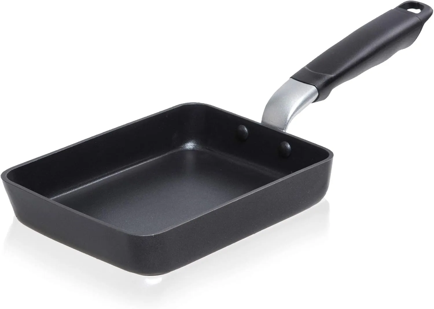 TECHEF - Tamagoyaki Japanese Omelette Pan/Egg Pan Skillet, PFOA-Free, Dishwasher Safe, Induction-Ready, Made in Korea (Black/Medium)