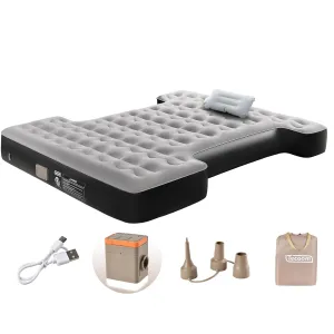 Tecoom [2025 Upgrade] Wireless Inflatable Truck Bed Air Mattress for 5.5-5.8ft, Full Size Short Truck Bed, Air Mattress Bed w/Cordless Rechargeable Pump, Pickup Blow up Bed for Outdoor Camping