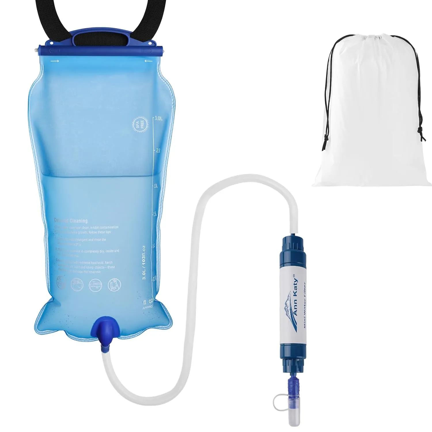 TEMPTIPS Gravity Water Filter -3L Purifier