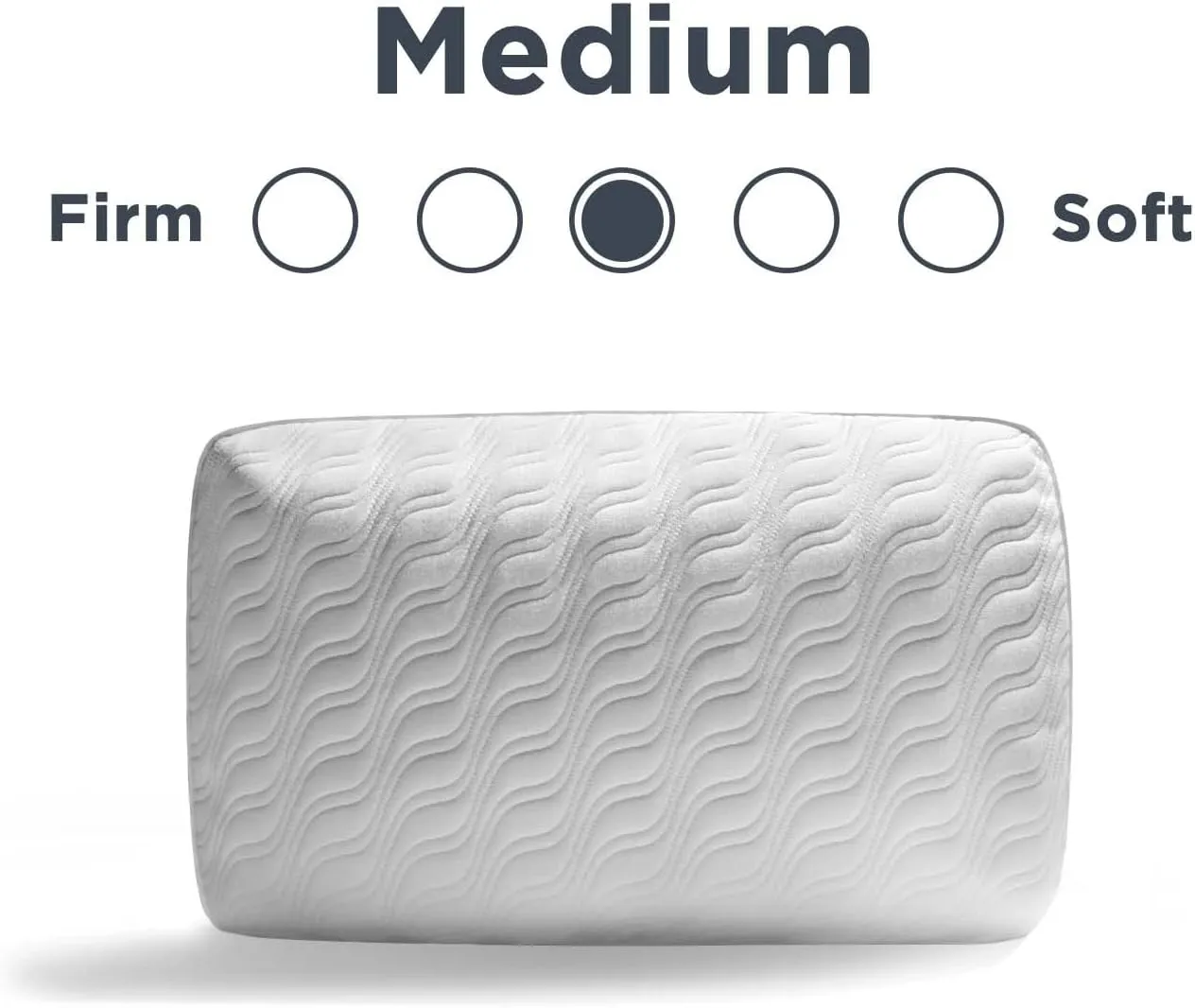 Tempur-Pedic TEMPUR-Cloud ProHi Memory Foam Pillow, King (Pack of 1), White