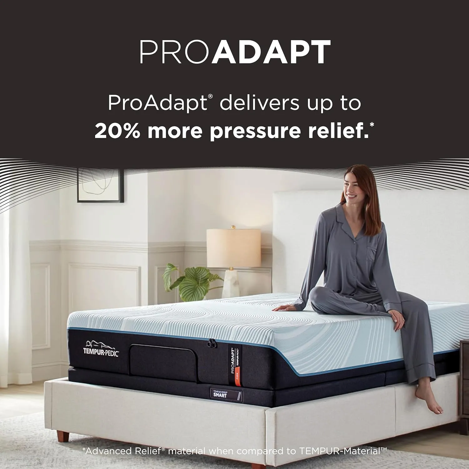 TEMPUR- ProAdapt 2.0 Firm 12 inch Memory Foam Mattress, King