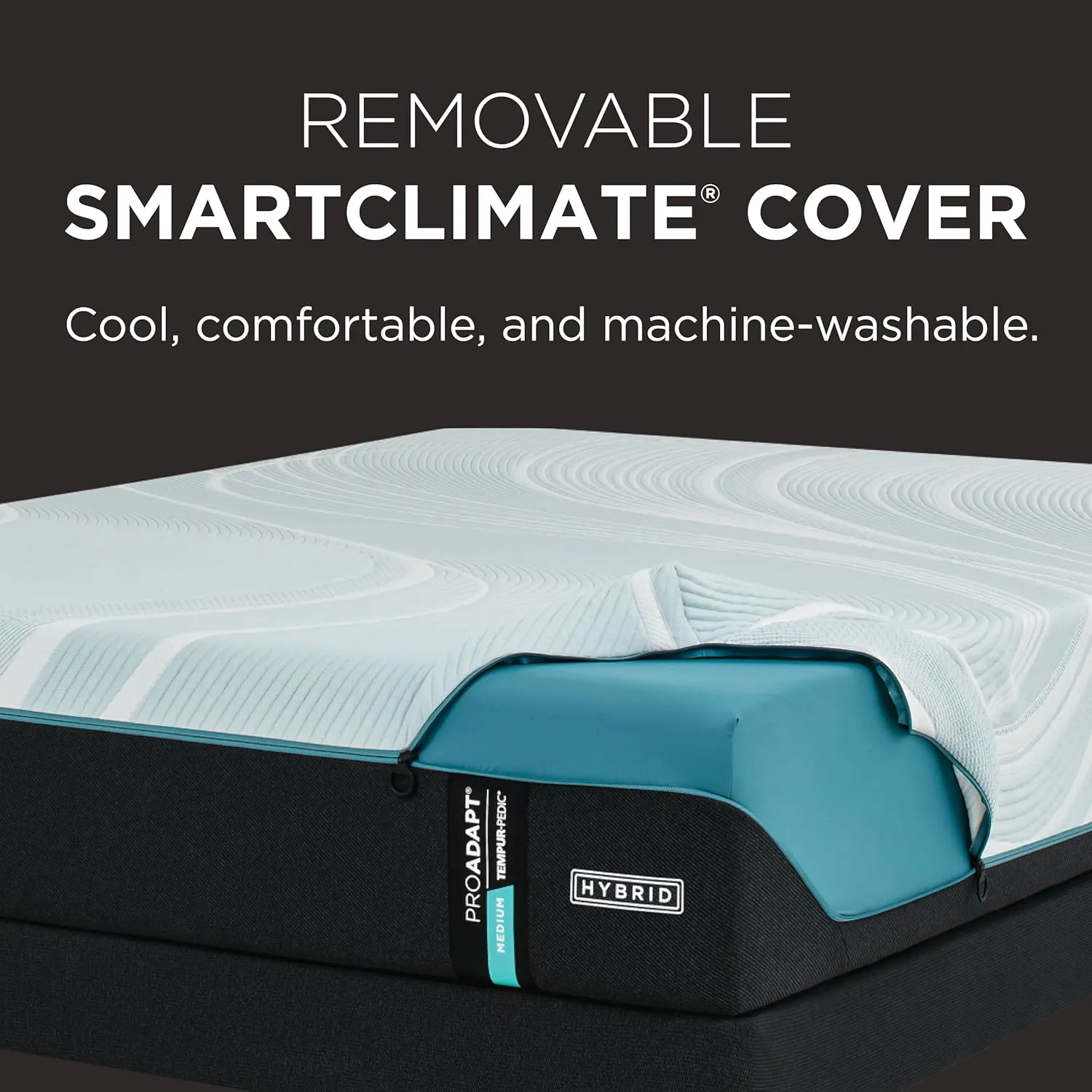 TEMPUR- ProAdapt 2.0 Medium 12 inch Hybrid Mattress, Queen