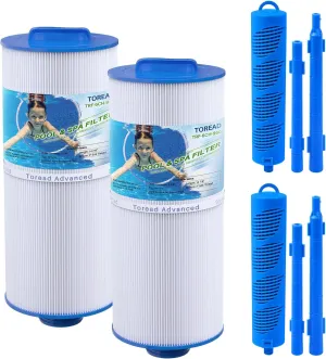 TOREAD 6CH-960 Spa Filter and Hot Tub Mineral Stick Bundle