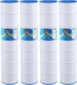 TOREAD PA131 Pool Filter Replaces PA131-PAK4, Ultral-A2, Hayward CX1280XRE, SwimClear C5020, Unicel C-7494, Filbur FC-1227, FC-6435, C5025, C5030, 4 X 131 sq. ft. Filter Cartridge 4 Pack