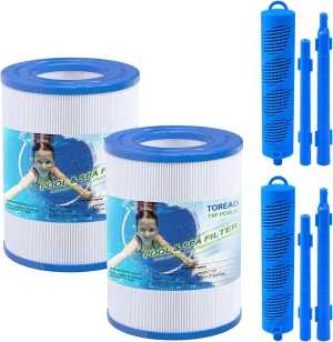 TOREAD PDM28 Spa Filter and Hot Tub Mineral Stick Bundle