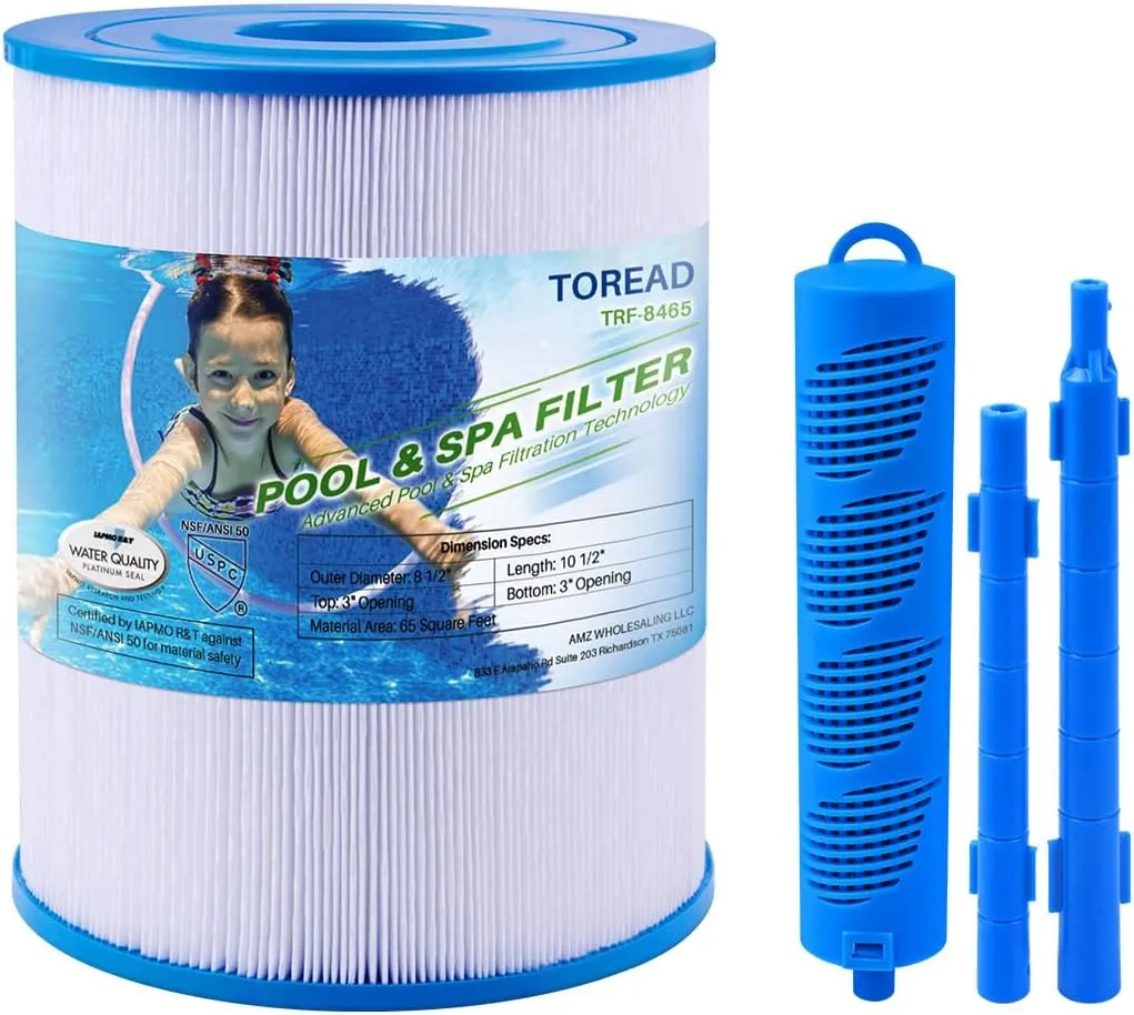 TOREAD PWK65 Spa Filter and Hot Tub Mineral Stick Bundle