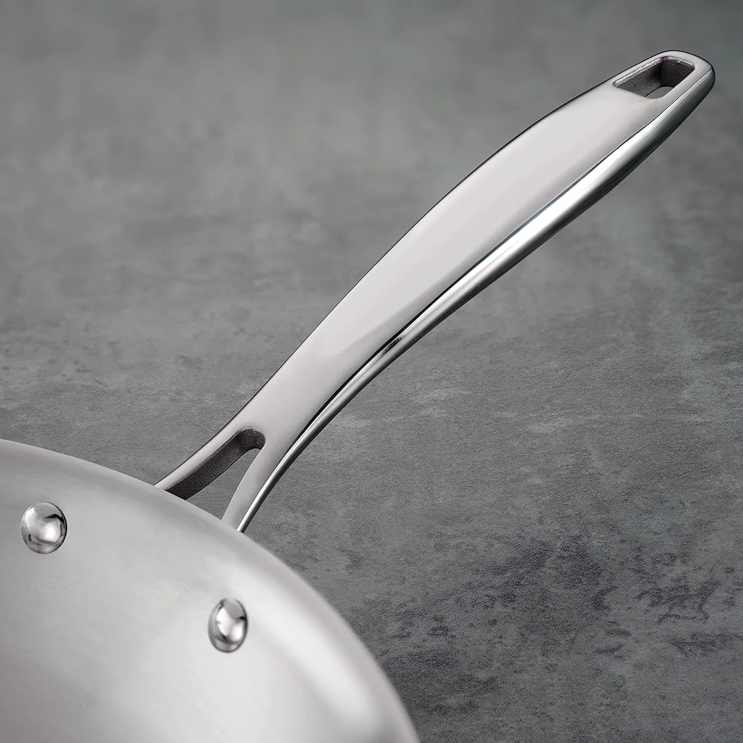 Tramontina Seattle Tri-Ply Clad Stainless Steel 8-Inch Small Frying Pan, Induction-Ready Skillet, Dishwasher-Safe, NSF-Certified, Made in Brazil