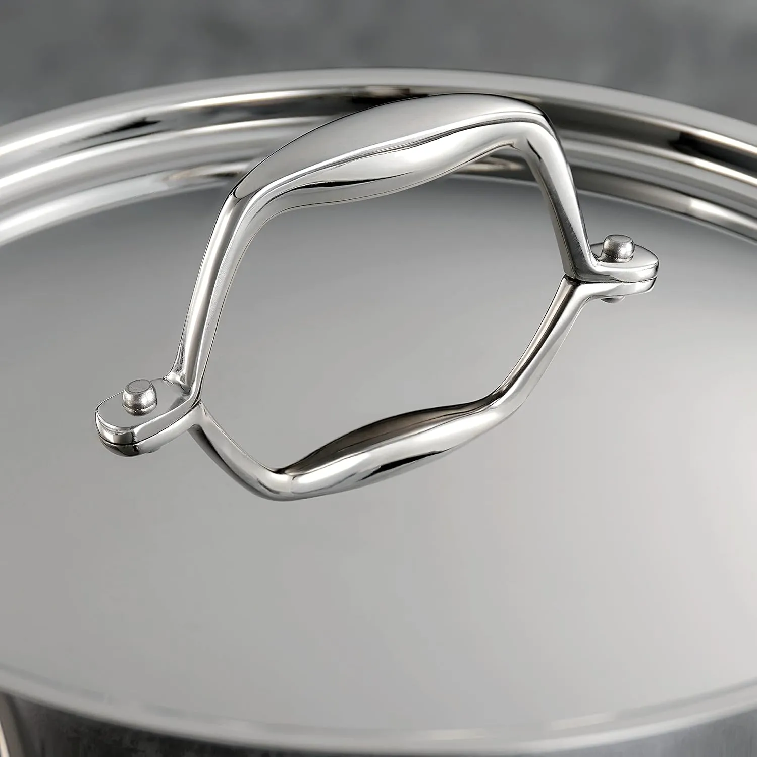 Tramontina Tri-Ply Clad Stainless Steel 2-Quart Sauce Pan with Lid, Induction-Ready, Dishwasher-Safe, NSF-Certified, Made in Brazil