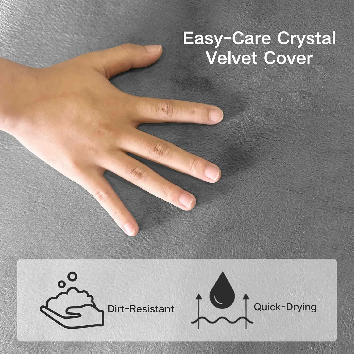 Tri-Fold Memory Foam Mattress, 6 inch Single Folding Mattress with Washable Covers, Reversible Design, Foldable Mattress Topper for Travel&Guests 75" x 25" x 6"