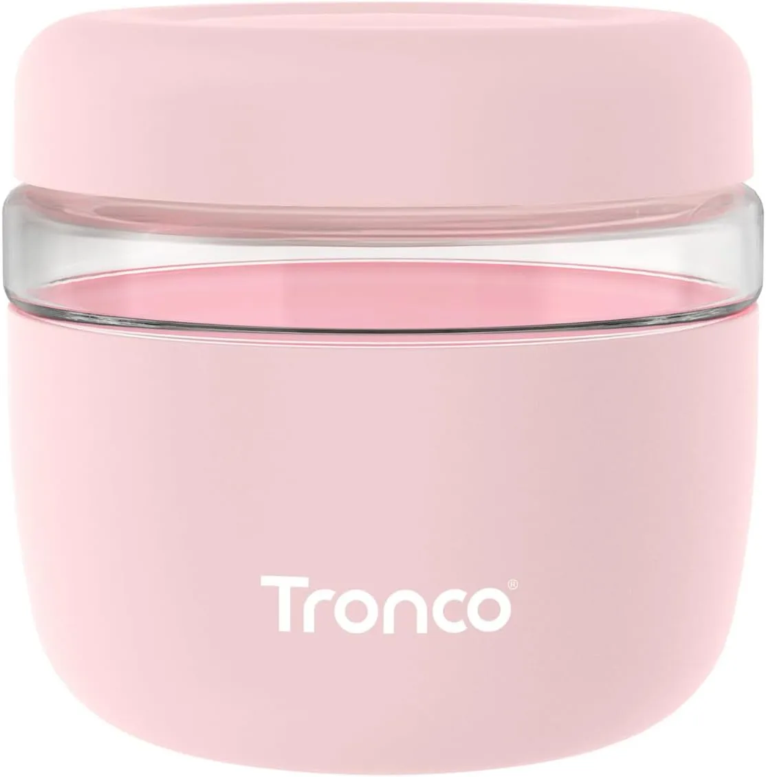 Tronco 24 oz Glass Lunch Bowl Container with Lid, Glass Food Storage Containers, Leak & Spill Proof, Soup & Stew Food Storage, Meal Prep, Airtight, Microwave Safe, BPA-Free - Ideal Gifts
