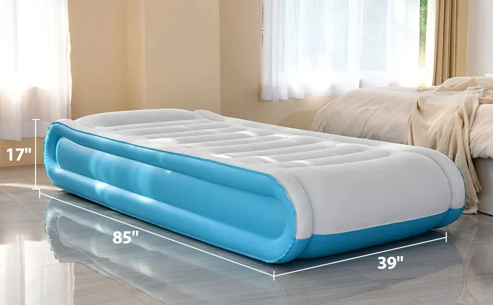 Twin Bed Air Mattress with Built-in Pump