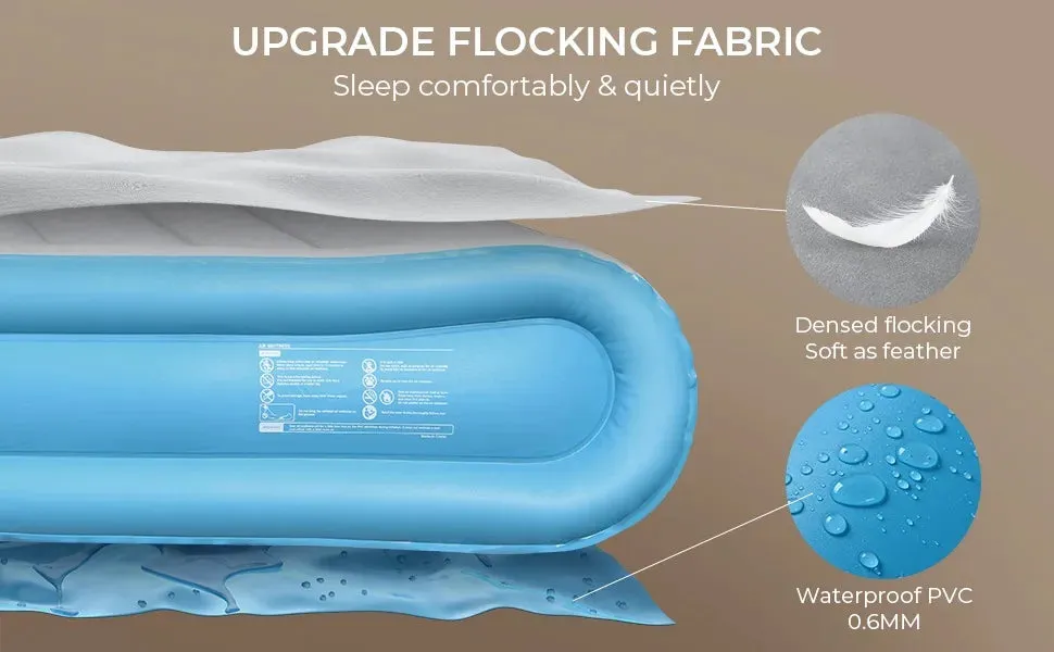 Twin Bed Air Mattress with Built-in Pump