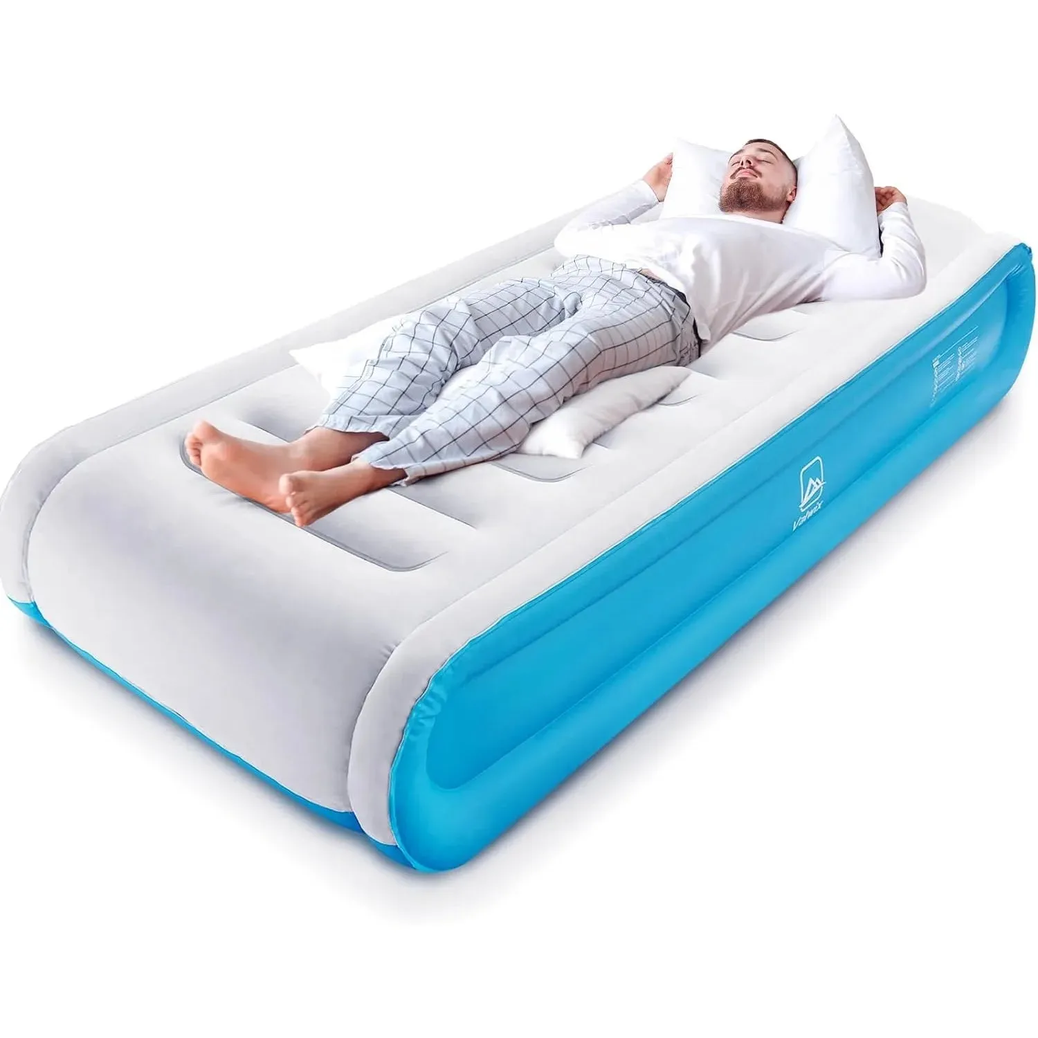 Twin Bed Air Mattress with Built-in Pump