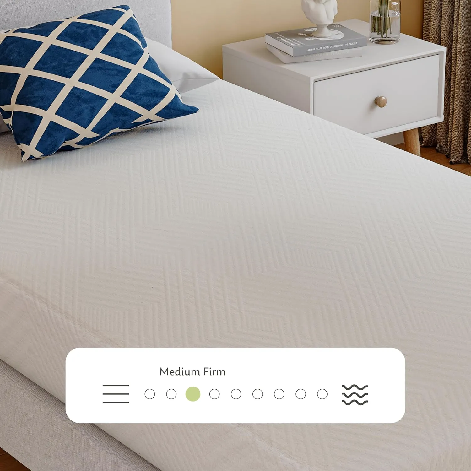 Twin Mattress in a Box, 6 inch Mattresses for Kids Bed Single Size Daybed Individual Bunk, Memory Foam Medium Firm