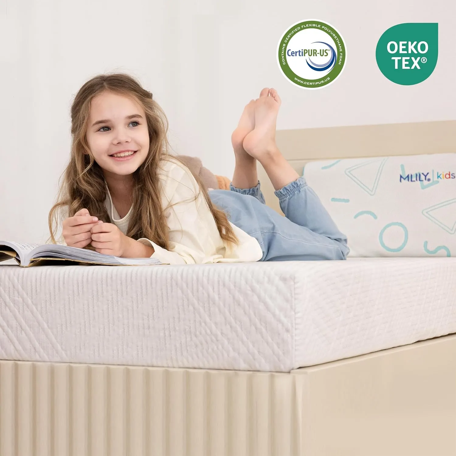 Twin Mattress in a Box, 6 inch Mattresses for Kids Bed Single Size Daybed Individual Bunk, Memory Foam Medium Firm