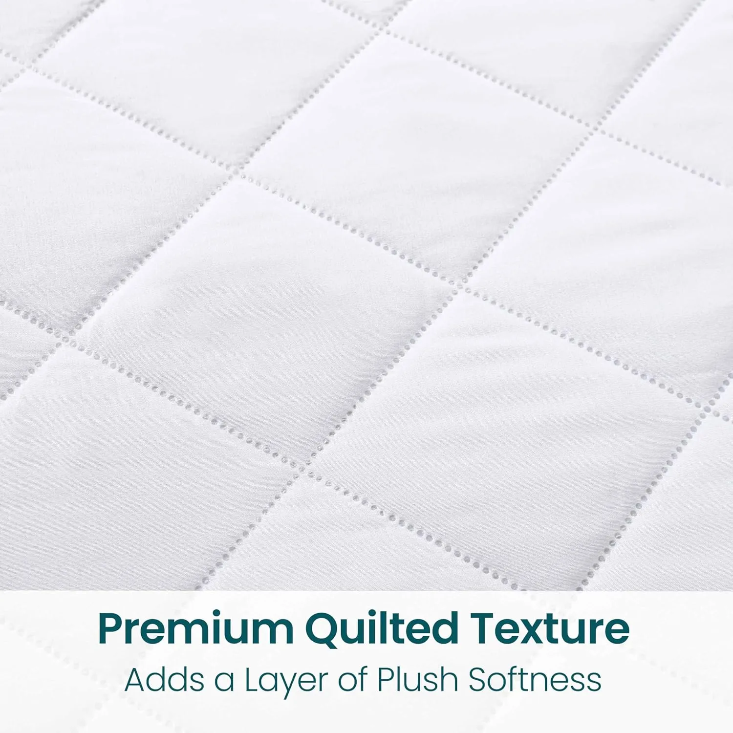 Twin Mattress Protector – 100% Waterproof – Long Straps fit Deep Mattresses – Soft and Noiseless Mattress Cover – No Slip – Strong Elastic for Secure Fit – Easy to Clean