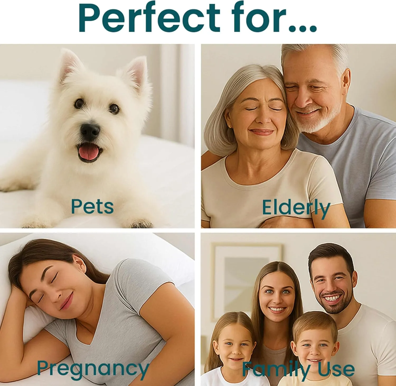 Twin Mattress Protector – 100% Waterproof – Long Straps fit Deep Mattresses – Soft and Noiseless Mattress Cover – No Slip – Strong Elastic for Secure Fit – Easy to Clean