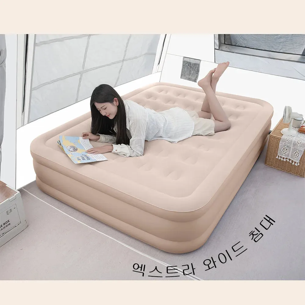 TXZ PVC Balloon Sleeping mattress, Camper Heavy air mat mattress portable built-in air pump, air mattress camping pad