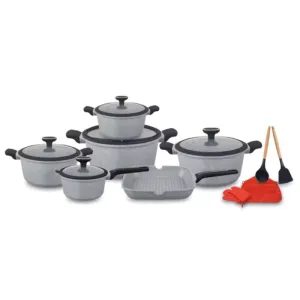 UCCLIFE 16cm Sauce Pan Granite Cookware  Set Kitchen Pan Cookware Sururias