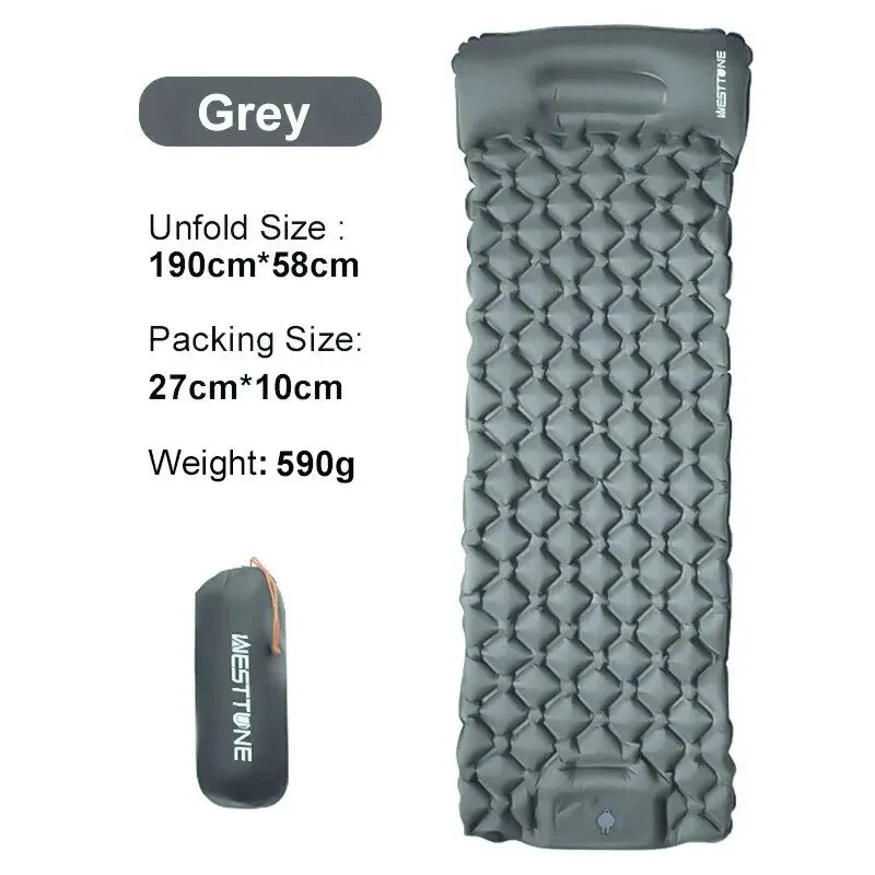 Ultralight Inflatable Camping Mattress with Built in Pump