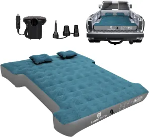 Umbrauto Truck Bed Air Mattress for 6-6.5ft Full Size, Inflatable Mattress with Pump,Pick Up Bed Air Mattress for Truck Tent Camping, Slate