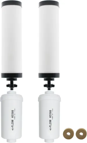 【Upgraded】Larayci Ceramic Filter & Fluoride Filter Replacement for Berkey® BB9-2 Black Filters & PF-2 Fluoride Filters, Compatible with Berkey® Gravity Water Filter System, Combo Pack